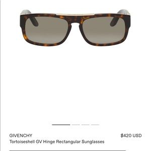 Givenchy sunglasses.